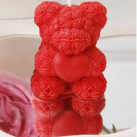 Rose Bear Scented Candle
