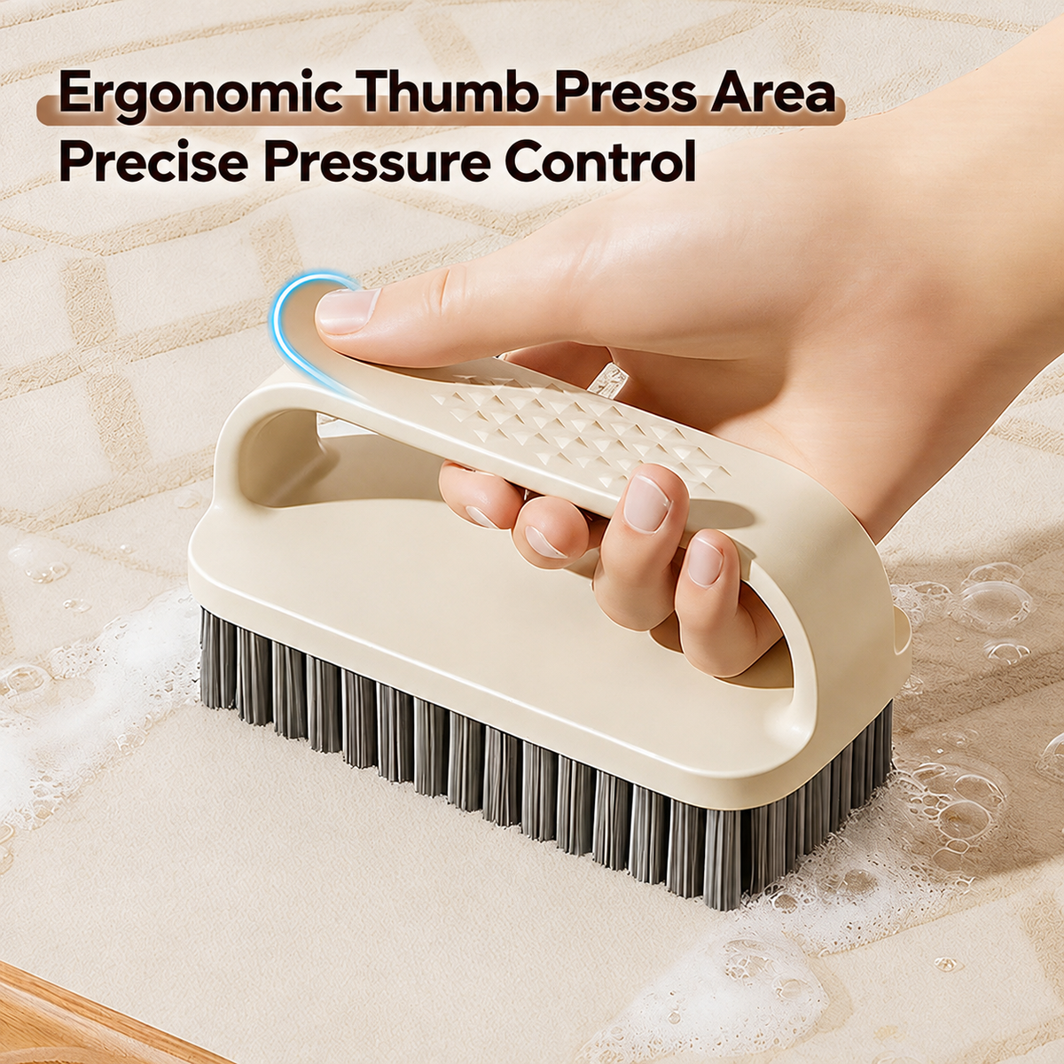 Soft Bristle Shoe Cleaning Brush – Multipurpose Laundry Scrub Brush
