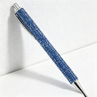 Bling Bling Rhinestone Retractable Ballpoint Pen – Luxury Metal Gift Pen for Office, School & Wedding