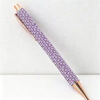 Bling Rhinestone Ballpoint Pen – Retractable Metal Gift Pen for Office, School & Wedding