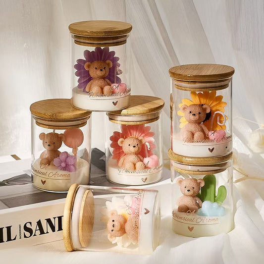 Bear Candle in Cup