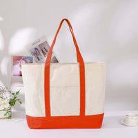 Large Canvas Shopping Tote Bag Reusable Eco Storage Bag
