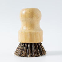 Bamboo Kitchen Cleaning Brush Pot Scrub Brush