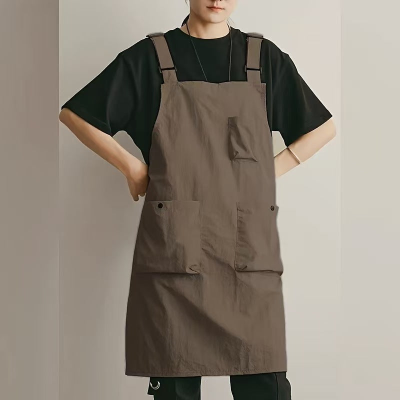 Utility Bib Apron Water Resistant Work Apron