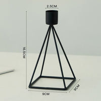 Christmas Pyramid Candleholder, Iron Living Room Decor