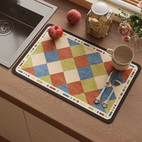 Decorative Kitchen Counter Mat – Waterproof Heat Resistant Table Protector Pad