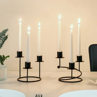 Candle Decor, Three-Headed Candleholder for Ambient Lighting