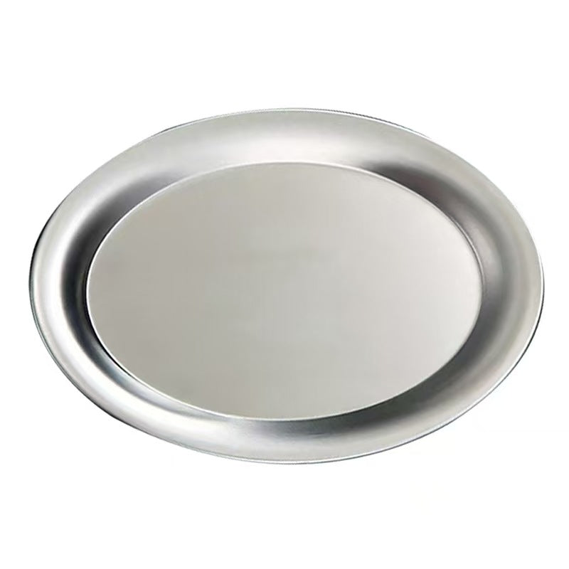 Stainless Steel Oval Serving Tray