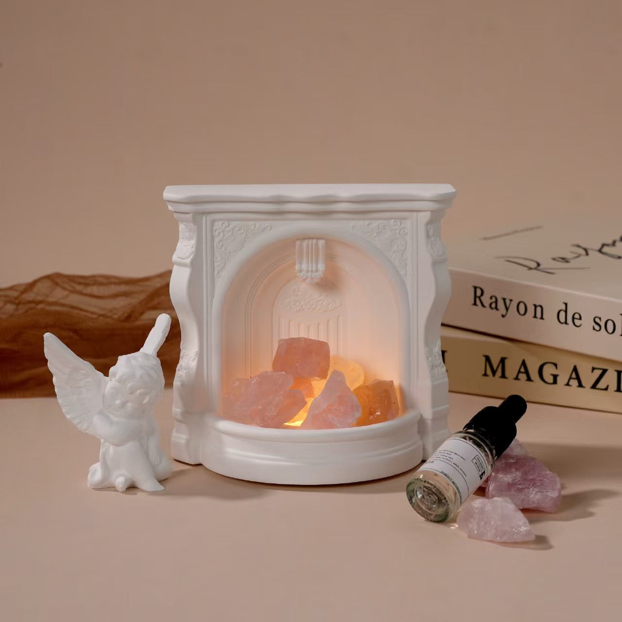 Angel Fireplace Aroma Diffuser Stone