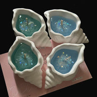 Ocean Firework Conch Jelly Candle