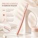 Replaceable Blade Metal Eyebrow Razor