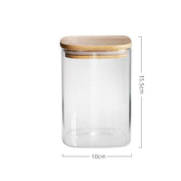 Glass Storage Jar with Bamboo Lid