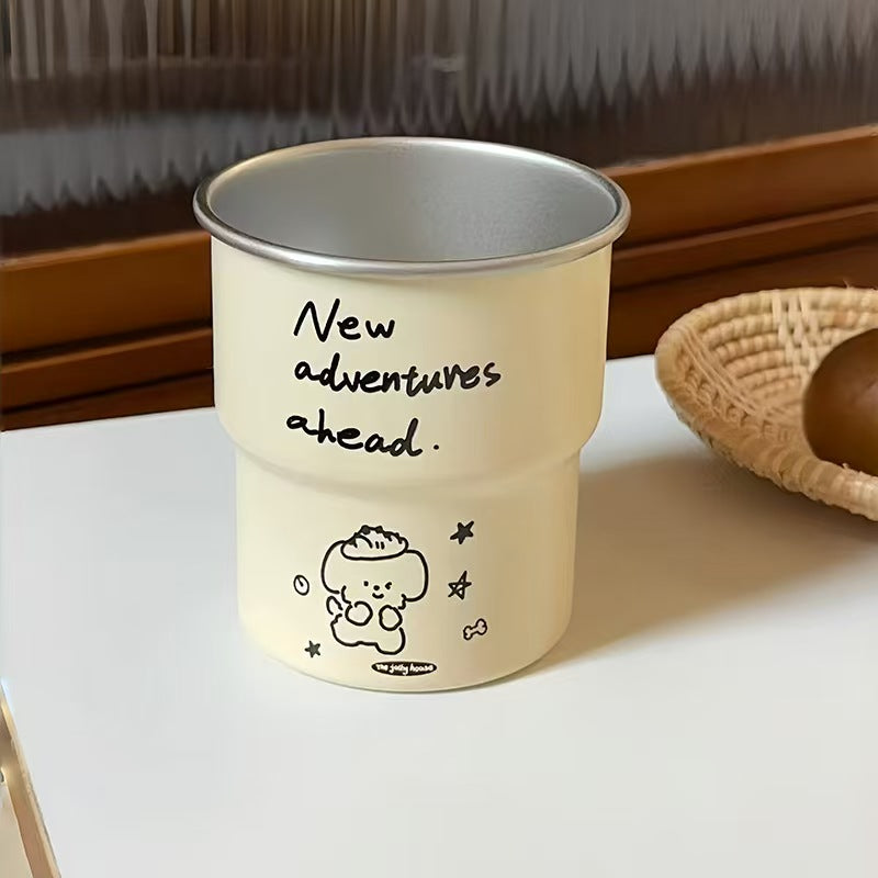 Cute Dog Stainless Steel Coffee Mug
