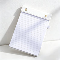 A5 Clipboard Notepad – Refillable Writing Pad with Pen Loop (150 Sheets)
