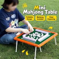 Mini Pink Mahjong Set (24mm) with Table & Dice