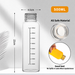 High Borosilicate Glass Water Bottle with AS Lid Heat Resistant Drink Container