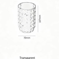 Portable Household Travel Wash Cup, Lightweight PET Bathroom Rinse Cup, Minimalist Toothbrush Holder Cup