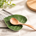 Ceramic Spoon Holder – Tropical Leaf Kitchen Accessory