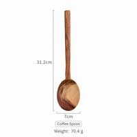 Natural Teak Wood Cooking Spoon and Spatula