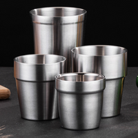 Food-Grade 304 Stainless Steel Double-Wall Cup