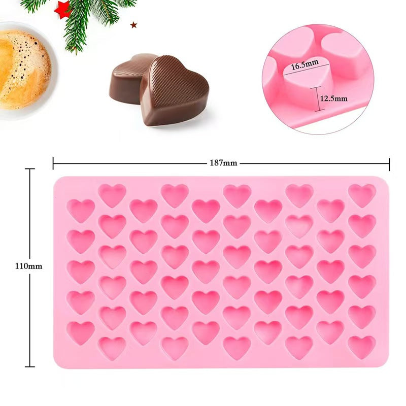 Heart Shape Silicone Chocolate Mold