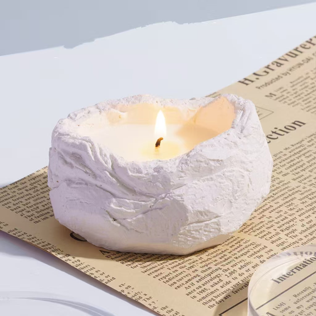 Bird Nest Plaster Cup Scented Candle
