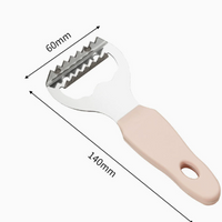 Stainless Steel Fish Scaler with Ergonomic Handle