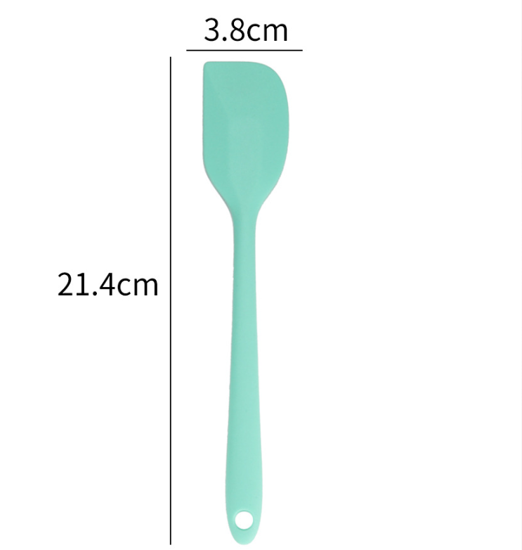 Mini Silicone Baking Spatula, One Piece Flexible Cake Scraper