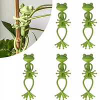 Cute Frog Plant Clip – Decorative Plastic Plant Support Clip for Indoor Plants, Garden Vines & Home Gardening