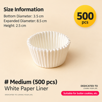 Disposable Paper Cupcake Liners Baking Muffin Cups