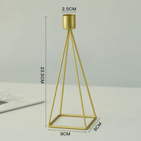 Christmas Pyramid Candleholder, Iron Living Room Decor
