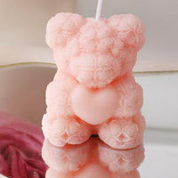 Rose Bear Scented Candle