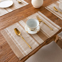Striped Cotton Linen Placemat & Photography Backdrop