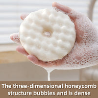 Honeycomb Dish Sponge – Round Kitchen Cleaning Pad