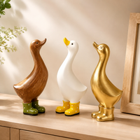 Resin Goose Figurine – Garden & Entryway Decorative Accent