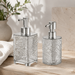 Ocean Ripple Foaming Dispenser Bottle, Luxury Wave Texture Soap Foam Pump, Refillable Bathroom Skincare Container