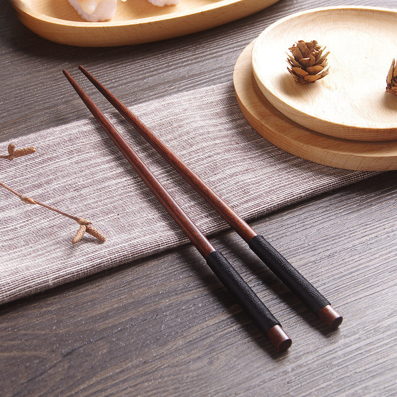 Beech Wood Chopsticks with Wrapped Grip
