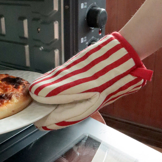 Polka Dot Oven Mitt, Heat Resistant Kitchen Glove