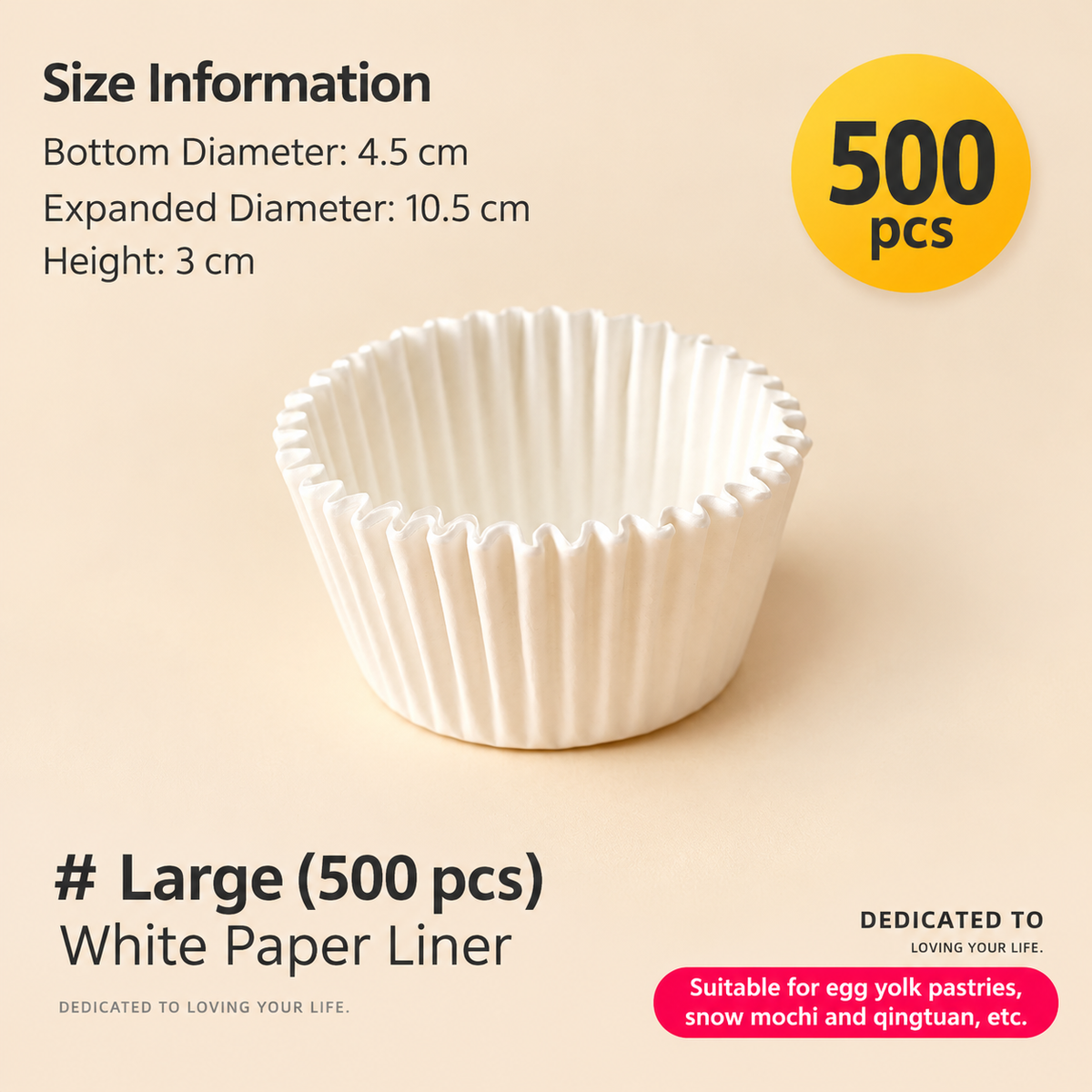 Disposable Paper Cupcake Liners Baking Muffin Cups