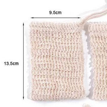 Ramie Soap Saver Bag Hanging Lather Pouch