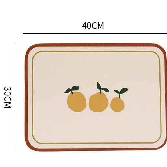 Leather Placemat Waterproof Heat Resistant Table Mat