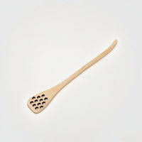 Honeycomb Carved Wooden Stirring Spoon