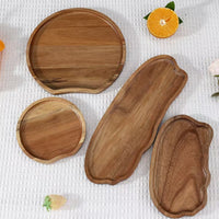 Wood Cloud Shape Serving Tray Decorative Storage Tray