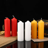 Thick Pillar Smokeless Candle Set