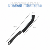 Narrow Gap Cleaning Brush – Long Handle Crevice Scrub Brush for Bathroom, Kitchen, Tile Grout, Corners, Grooves & Tight Spaces