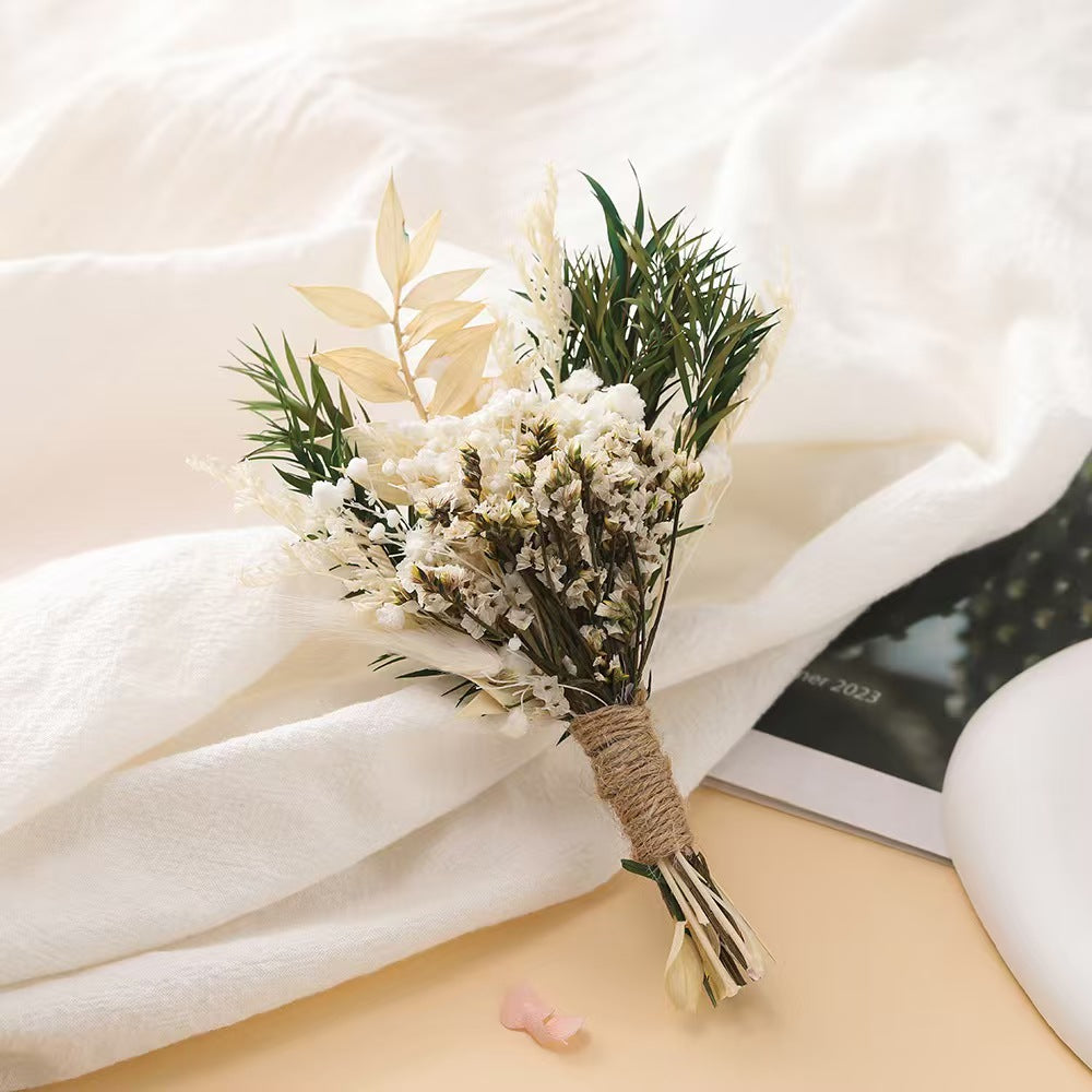 Mini Dried Flower Bouquet Natural Decor