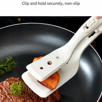 Silicone Kitchen Tongs – Heat Resistant Food Clip with Stainless Steel Handle for Cooking & BBQ
