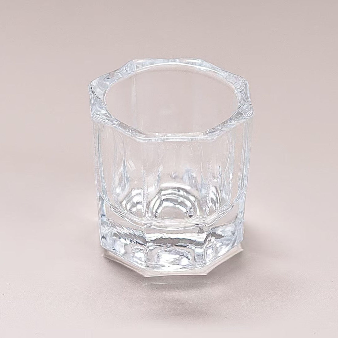 Mini Octagonal Glass Rinse Cup