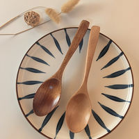 Natural Solid Wood Honey Spoon Long Handle Wooden Stirring Spoon