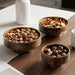Acacia Wood Bowl Natural Wooden Fruit Bowl